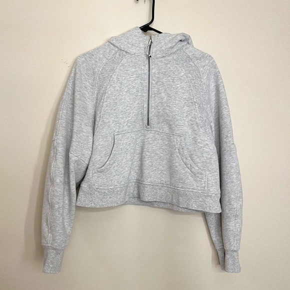 Lululemon Hooded Scuba Sweatshirt size M/L Grey - Picture 1 of 7
